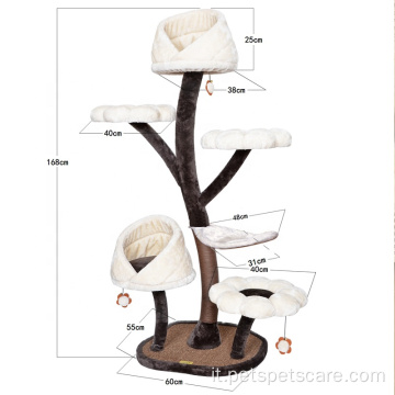 Cat Craft Climbing Castle Tree Tree Giocattolo per gatti